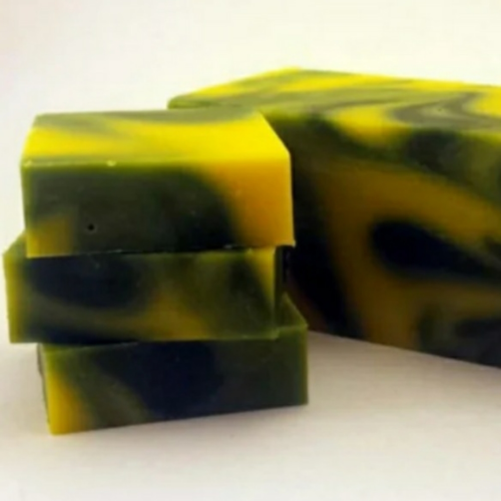 LEMON VERBENA Premium Handmade Natural Body Bar Soap, 5 oz (3 pack)